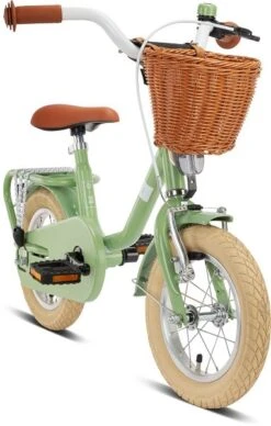 Puky Kinderfahrrad Mit Lenkerkorb Steel Classic 12 Retro Green -Babyprodukte 00004114 additionalimage 1