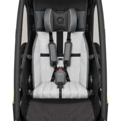 Qeridoo Sportrex 1 Fahrradanhänger Jeans Blue 2023 Limitiertes Design 7 Qeridoo Sportrex 1 Fahrradanhänger Jeans Blue 2023 Limitiertes Design -Babyprodukte 005 sportrex1 2023 lg front closeup 1