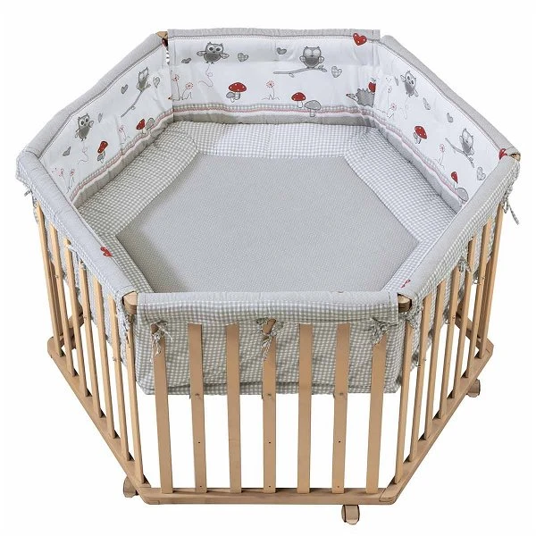 Roba Laufgitter Adam Und Eule Natur, 6-eckig 120 Cm 1 Roba Laufgitter Adam Und Eule Natur, 6-eckig 120 Cm