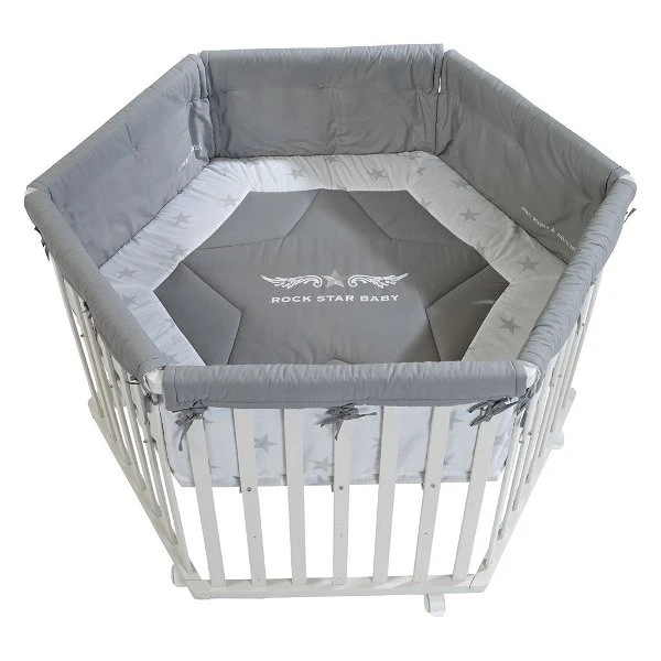 Roba Laufgitter Rock Star Baby 2 Weiß, 6-eckig 2 Roba Laufgitter Rock Star Baby 2 Weiß, 6-eckig – Bild 2
