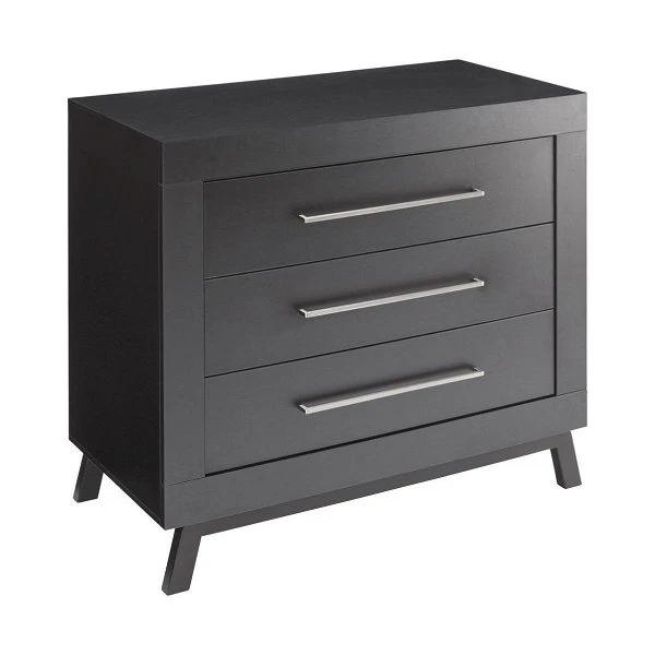 Schardt Miami Black Wickelkommode 3 Schübe Dekor Schwarz/Buche Massiv - Inkl. Wickelaufsatz 3 Schardt Miami Black Wickelkommode 3 Schübe Dekor Schwarz/Buche Massiv - Inkl. Wickelaufsatz – Bild 3