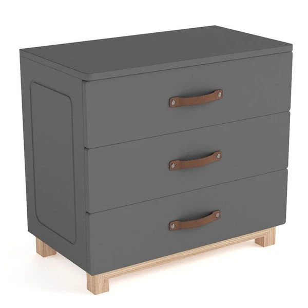 Nature Kid Cory Kinderzimmer Anthrazit 8-teilig Mit Hausbett 90 X 200 Cm, Dach & Schreibtisch 5 Nature Kid Cory Kinderzimmer Anthrazit 8-teilig Mit Hausbett 90 X 200 Cm, Dach & Schreibtisch – Bild 5