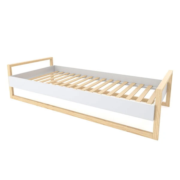 Nature Kid Lisa Einzelbett Natur/weiß 90 X 200 Cm 1 Nature Kid Lisa Einzelbett Natur/weiß 90 X 200 Cm