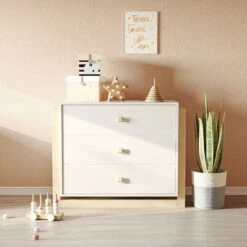 Nature Kid Babyzimmer Set Lisa 2-türig 4-teilig -Babyprodukte 100259 kommode lisa ambiente 1 1 1 1