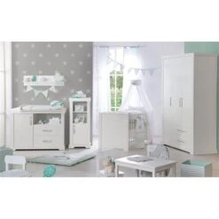 Roba Maxi Kinderzimmer Bett, Wickelkommode, Schrank