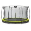 EXIT TOYS EXIT Silhouette Bodentrampolin Ø 427 Cm, Grün Inkl. Sicherheitsnetz