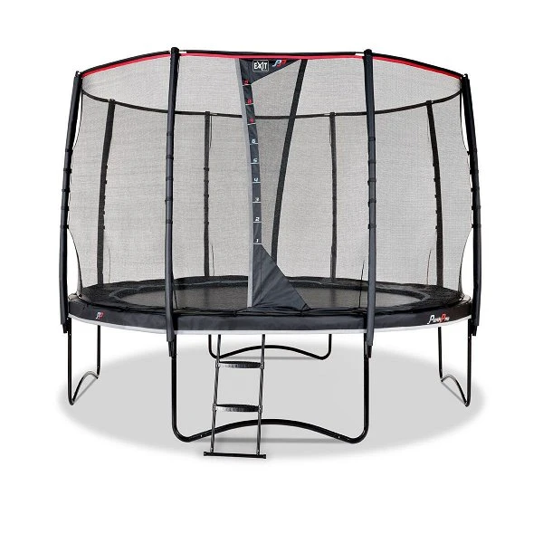 EXIT TOYS "EXIT PeakPro Trampolin Ø 305 Cm" Schwarz - Inkl. Sicherheitsnetz & Leiter 1 EXIT TOYS "EXIT PeakPro Trampolin Ø 305 Cm" Schwarz - Inkl. Sicherheitsnetz & Leiter