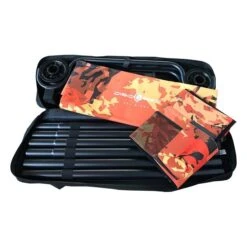 Sol-O-Cot Einzelbett Orange Limited Edition Mit Seitentasche Das Campingbett Von Disc-O-Bed -Babyprodukte 19800wt bag open