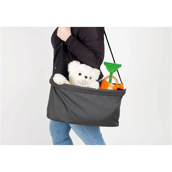 Pinolino Tasche Klappbollerwagen Cruiser Anthrazit Melange | Praktisch Und Geräumig 2 Pinolino Tasche Klappbollerwagen Cruiser Anthrazit Melange | Praktisch Und Geräumig – Bild 2