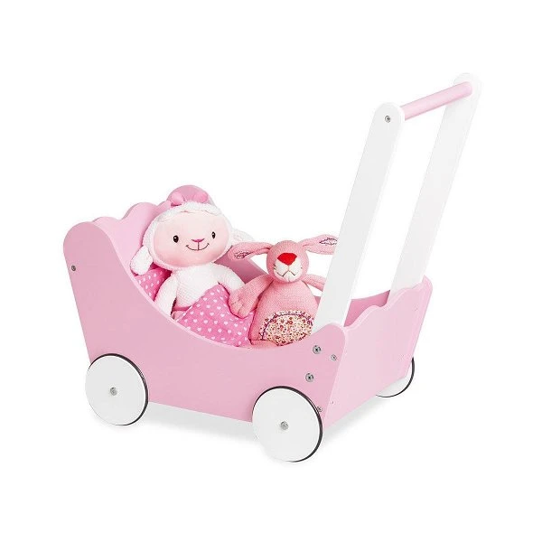 Pinolino Puppenwagen Jasmin Rosa/weiß Komplett Inkl. Bettzeug - Zum Aktionspreis 1 Pinolino Puppenwagen Jasmin Rosa/weiß Komplett Inkl. Bettzeug - Zum Aktionspreis