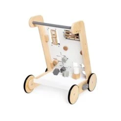 Pinolino Activity-Lauflernwagen Tino, Weiß Linde Teilmassiv - Mit Spielmöglichkeiten -Babyprodukte 265405 01 gr