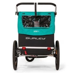 Burley Encore X Fahrradanhänger Türkis 2-Sitzer Mit Buggy-Funktion -Babyprodukte 3 encore x rear webex