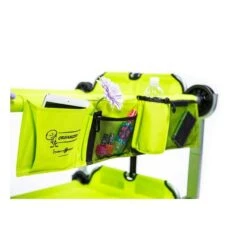 Kid-O-Bunk Campingbett Grün Mit Seitentaschen Etagenbett Von Disc-O-Bed -Babyprodukte 30005bo kid o bunk gruen seitentasche 1