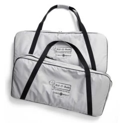 Kid-O-Bunk Campingbett Grün Mit Seitentaschen Etagenbett Von Disc-O-Bed -Babyprodukte 30105bo kid o bunk blau bags 1