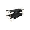 Disc-O-Bed XL Etagenbett Schwarz Modernes Feld- Und Campingbett
