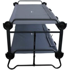 Disc-O-Bed XL Etagenbett Schwarz Modernes Feld- Und Campingbett -Babyprodukte 30802bo front 1