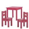 Hoppekids Sitzgruppe Mads Baroque Rose 2 Stühle, 1 Tisch