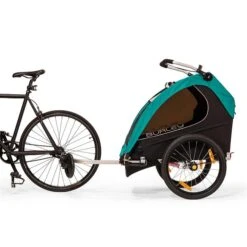 Burley Encore X Fahrradanhänger Türkis 2-Sitzer Mit Buggy-Funktion -Babyprodukte 4 encore x bike webex scaled 1