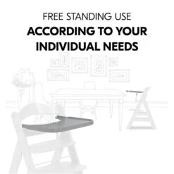 Hauck Alpha Wooden Tray Esstablet 16 Hauck Alpha Wooden Tray Esstablet -Babyprodukte 4007923550557.pt06.alpha wooden tray grey