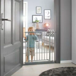 Hauck Stop N Safe 2 Schutzgitter -Babyprodukte 4007923597316.pt16.stop n safe 2 silver