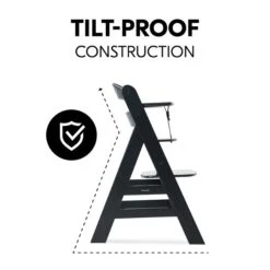 Hauck Alpha+ Hochstuhl -Babyprodukte 4007923661451.pt05.alpha black