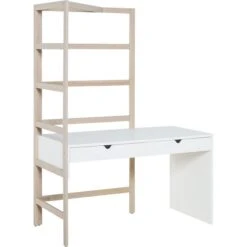 VOX Stige Schreibtisch 140 Cm Weiß / Pinie