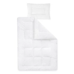 Zöllner Basic Steppbett-Set 100x135 & 40x60 Cm Gute Wärmehaltung