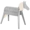 Roba Spielpferd Outdoor Grau Aus Wetterfestem Massivholz