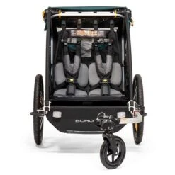 Burley Encore X Fahrradanhänger Türkis 2-Sitzer Mit Buggy-Funktion -Babyprodukte 5 encore x interior webex