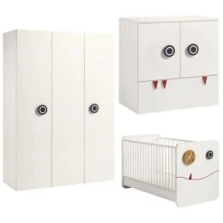Hülsta Now! Minimo Kinderzimmer 3-türig Schneeweiß Inkl. Wickelaufsatz Zum Aktionspreis