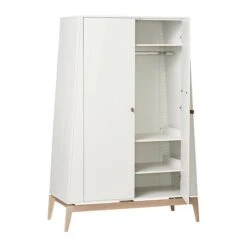 Leander Luna Kinderzimmer Sparset Weiß/eiche Babybett Und Kleiderschrank Konfigurierbar 15 Leander Luna Kinderzimmer Sparset Weiß/eiche Babybett Und Kleiderschrank Konfigurierbar -Babyprodukte 720220 03 leander luna wardrobe large white oak 7 1