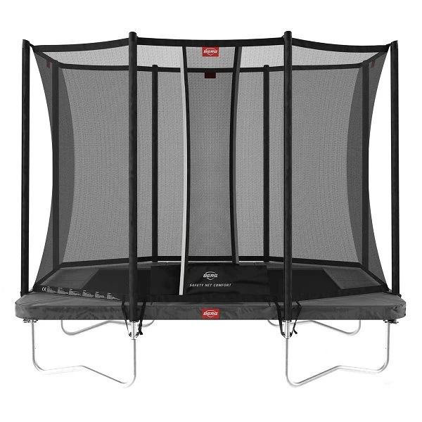 Berg Ultim Favorit Regular 280 Trampolin Grau Mit Sicherheitsnetz Comfort 1 Berg Ultim Favorit Regular 280 Trampolin Grau Mit Sicherheitsnetz Comfort