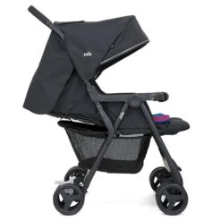 Joie Aire Twin Zwillingsbuggy Dark Pewter Inkl. Regenverdeck -Babyprodukte airetwin rosy sea profile recline 1