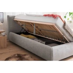 Meise Möbel Atesio Bett Hellgrau Mit Bettkasten Und Federholzrahmen 180 X 200 Cm -Babyprodukte atesio hellgrau 02 bk detail 11235 1919 fein 2