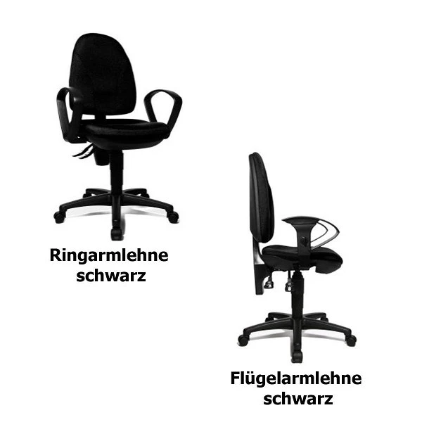 Topstar Top Pro 1 Bürostuhl Anthrazit Integrierte Lendenwirbelstütze - Schnell Lieferbar 2 Topstar Top Pro 1 Bürostuhl Anthrazit Integrierte Lendenwirbelstütze - Schnell Lieferbar – Bild 2