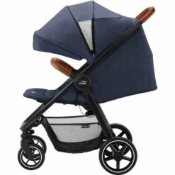 Britax B-Agile R Buggy Navy Ink/Brown -Babyprodukte b agile r navyink brownhandle 01 layflat 2019 1
