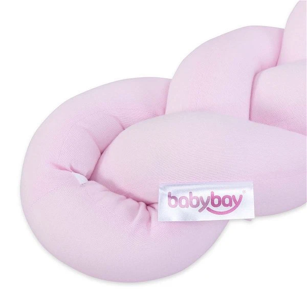 Babybay Nestchenschlange Geflochten Rosé 3 Babybay Nestchenschlange Geflochten Rosé – Bild 3