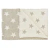 Schardt Kuscheldecke Big Star Melange Beige 95x120 Schmusedecke - 100% Baumwolle