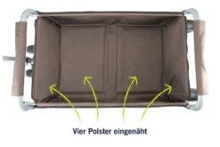 Beachtrekker LiFe Bollerwagen Rot Stabil Und Leicht Inkl. Feststellbremse -Babyprodukte beachtrekker life info polster