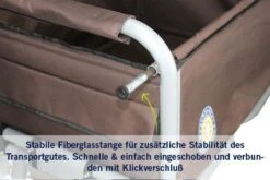Beachtrekker LiFe Bollerwagen Braun Stabil Und Leicht Inkl. Feststellbremse -Babyprodukte beachtrekker life info stabilitaet 2