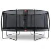 Auslaufmodell Berg Grand Champion Regular 350 Trampolin Grau Mit Sicherheitsnetz Deluxe | Oval
