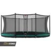 Berg Grand Favorit InGround 520 Trampolin Grün Mit Sicherheitsnetz Comfort