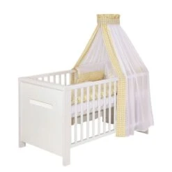 Schardt Lovely Birds Gelb Bettset 4- Teilig Mit Bettwäsche, Himmel Und Nestchen