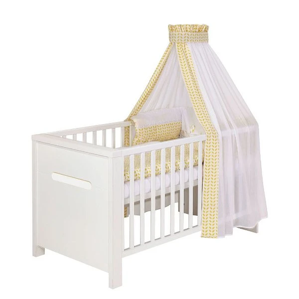 Schardt Lovely Birds Gelb Bettset 4- Teilig Mit Bettwäsche, Himmel Und Nestchen 1 Schardt Lovely Birds Gelb Bettset 4- Teilig Mit Bettwäsche, Himmel Und Nestchen