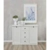 Trendteam Baxter Sideboard 119 Cm Weiß Dekor