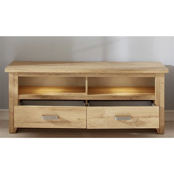 Trendteam Canyon TV-Lowboard 143x57x48 Cm Alteiche 2 Trendteam Canyon TV-Lowboard 143x57x48 Cm Alteiche – Bild 2