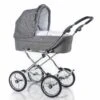 HESBA ClassicA Kinderwagen Außen 785 Innen 109 Räder Schwarz 25 Cm