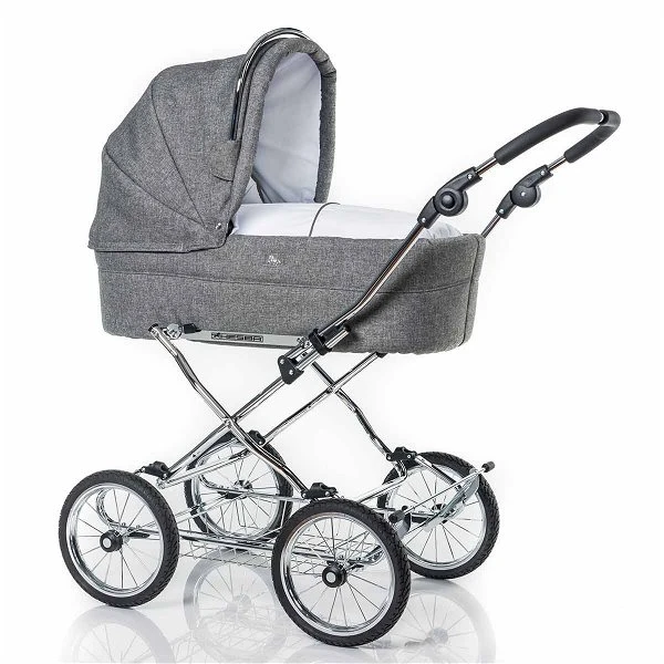 HESBA ClassicA Kinderwagen Außen 785 Innen 109 Räder Schwarz 25 Cm 1 HESBA ClassicA Kinderwagen Außen 785 Innen 109 Räder Schwarz 25 Cm