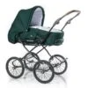HESBA Condor Light Kinderwagen Außen 640 Innen 117 Black Edition - Räder Schwarz 30 Cm