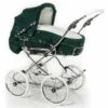 HESBA Corrado Kinderwagen Außen 603 Innen 173 Räder Weiß 30 Cm, Ledergriff Weiß